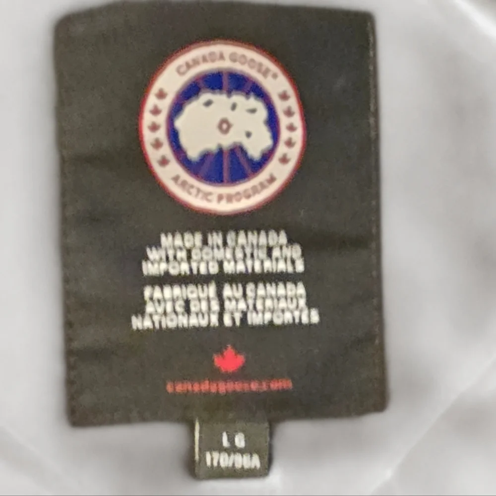Canada Goose Black Parka with Fur Trim Sz L - Picture 9 of 13